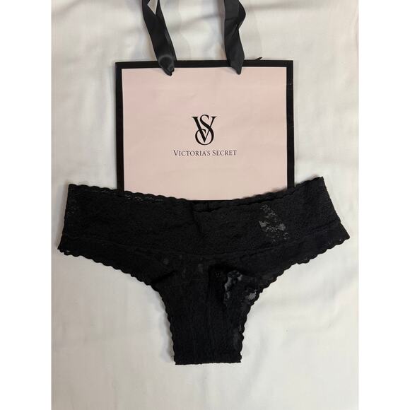 NWT Victoria’s Secret Vintage All Lace Cheeky Panty – Black – Size XS – 2014 - Picture 2 of 4